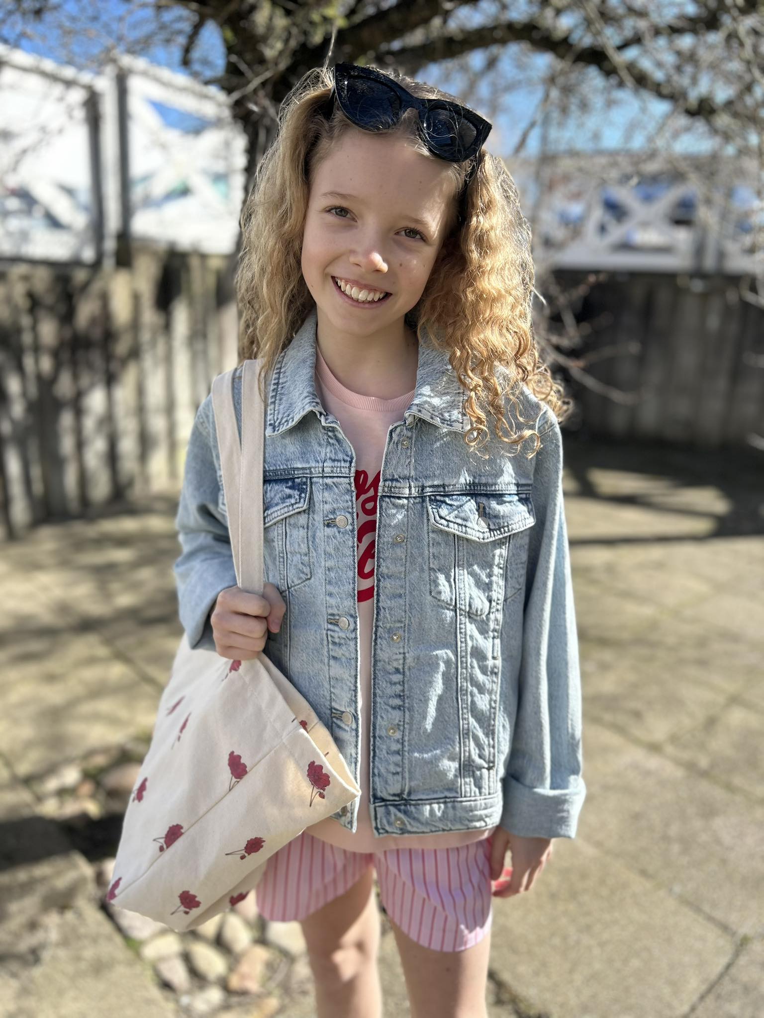 VMTESSA Denim Jacket - Light Blue Denim